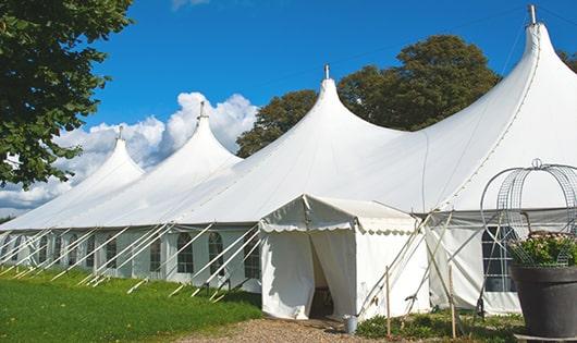 portable restrooms equipped for hygiene and comfort at an outdoor festival in Southport, CT